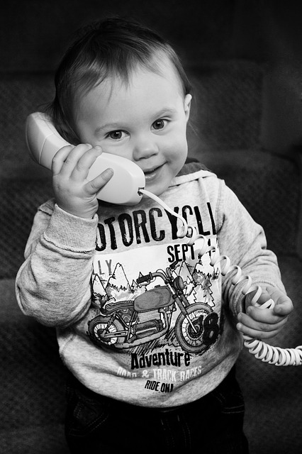 boy on phone
