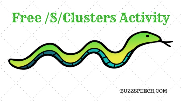 Free /S/Clusters Activity