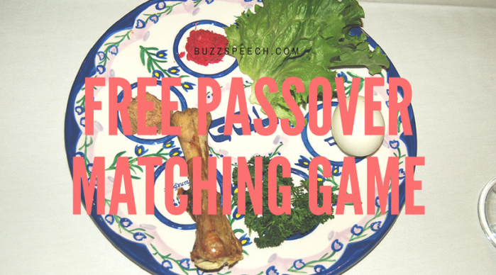 Free Passover Matching Game