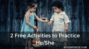 Free Activities to Practice He/She