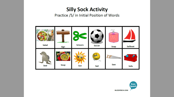 Sample Page of /S/ Activity