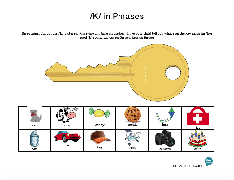 K Sound Riddles 6 Easy Tips to Produce the /K/ sound & Free /K/ Activity – Buzz Speech