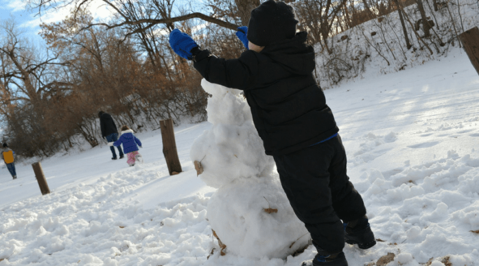 language activities for a snow day