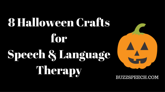 halloween crafts for speech therapy